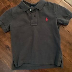 Polo Ralph Lauren boys grey short sleeve polo shirt 2T